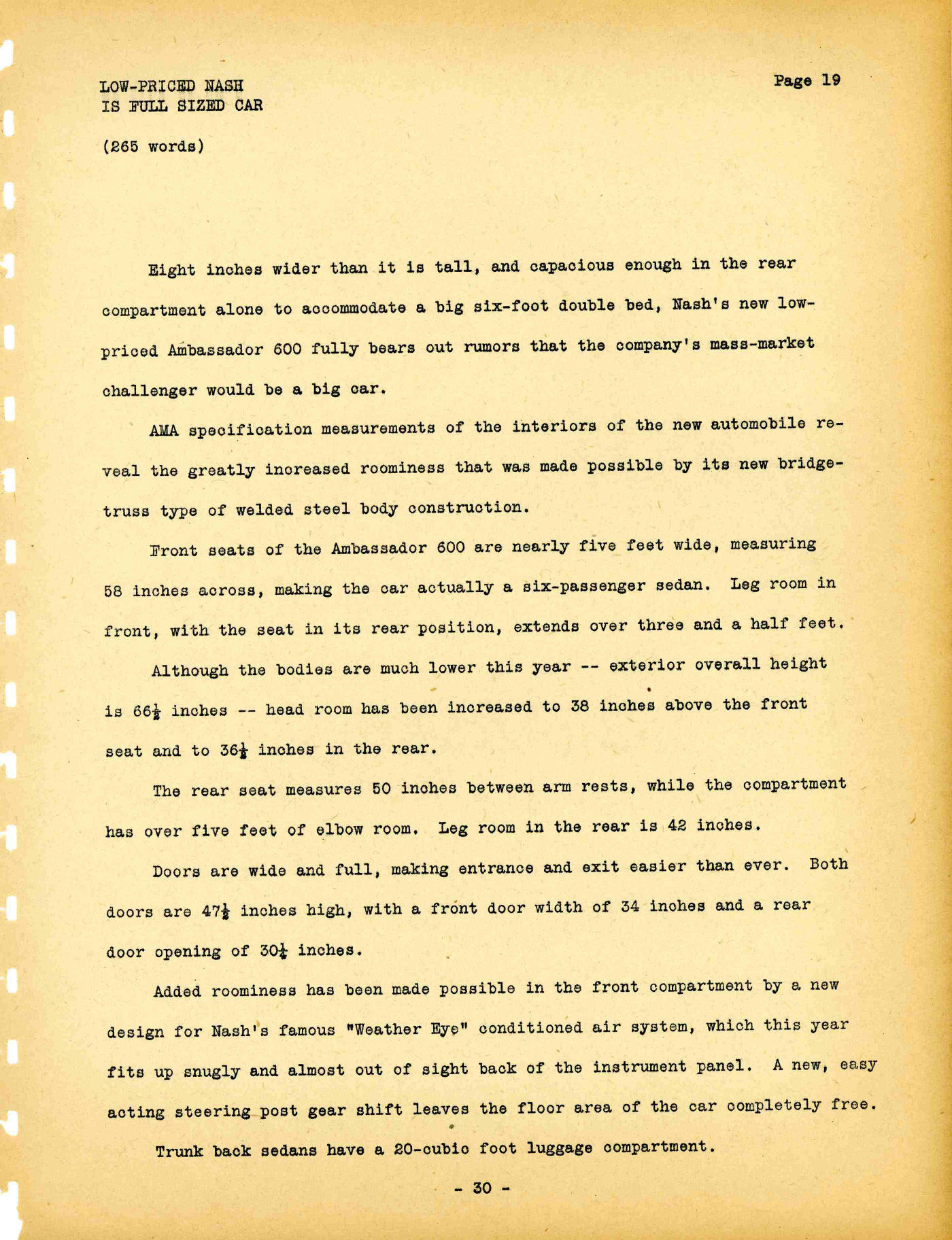 1941 Nash Press Kit Page 84